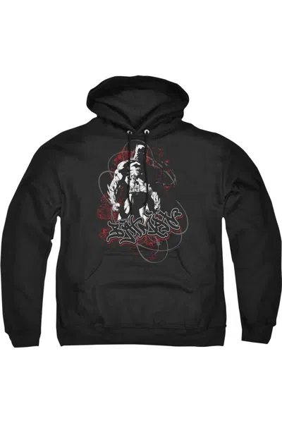 Gildan Batman Urban Gotham Adult Pull Over Hoodie / Hooded Sweatshirt In Black