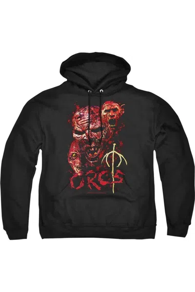 Gildan Lord Of The Rings Orcs Adult Pull Over Hoodie / Hooded Sweatshirt In Black