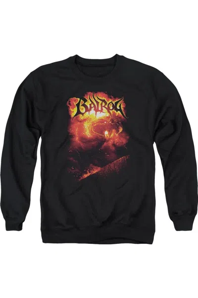 Gildan Lord Of The Rings Balrog Adult Crewneck Sweatshirt In Black