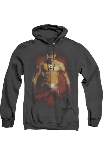 Gildan Flash Kid Flash Adult Heather Hoodie / Hooded Sweatshirt In Black