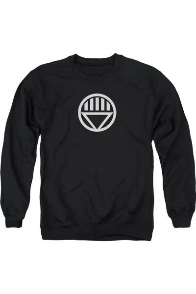 Gildan Green Lantern Black Lantern Logo Adult Crewneck Sweatshirt In Black