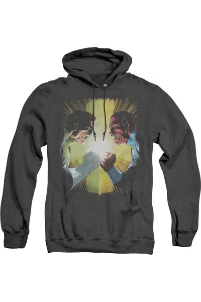 Gildan Green Lantern Gl #60 Cover Adult Heather Hoodie / Hooded Sweatshirt In Black