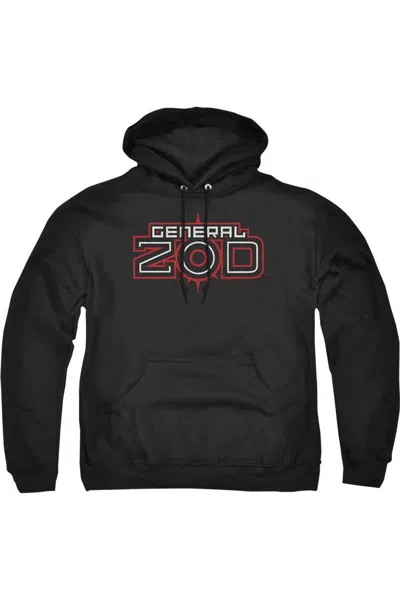 Gildan Superman Zod Logo Adult Pull Over Hoodie / Hooded Sweatshirt In Black