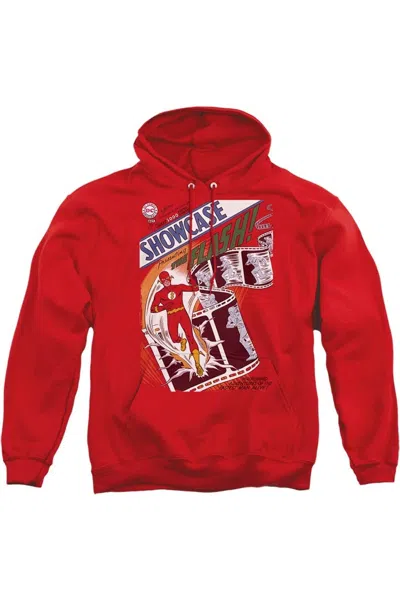 Gildan Justice League Of America Showcase #4 Cover Adult Pull Over Hoodie / Hooded Sweatshirt In Red