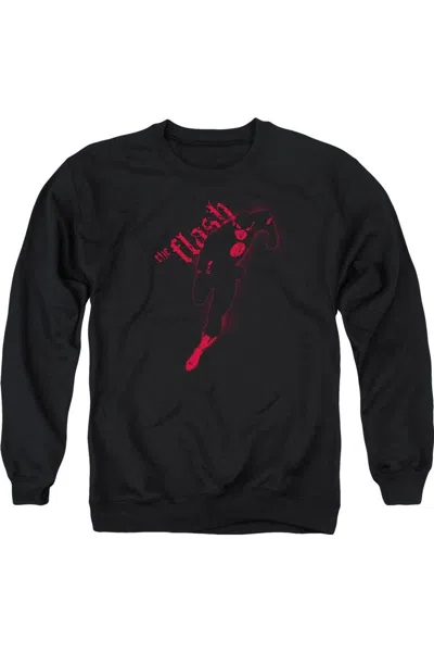 Gildan Justice League Of America Flash Darkness Adult Crewneck Sweatshirt In Black