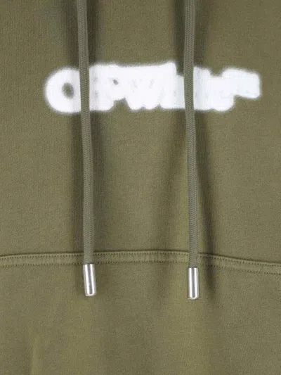 Off-white Sweaters In Winter Moss W