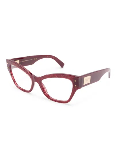 Dolce & Gabbana Eyewear Eyeglasses In Red