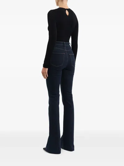 Rebecca Vallance Gisele Flared Jeans In Blue