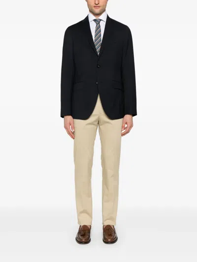 Barba Napoli Cotton Shirt In White