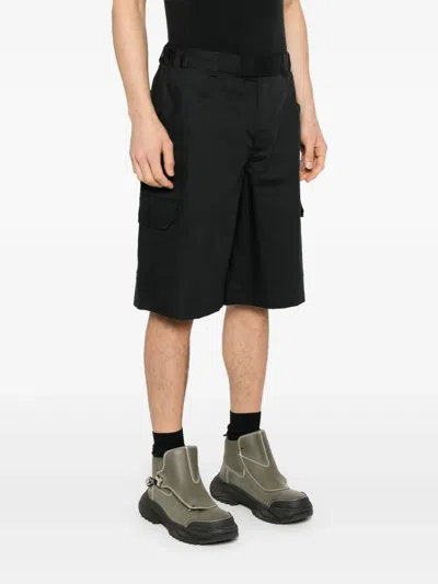 Gr10k Poplin Cargo Shorts In Black