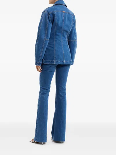 Rebecca Vallance Aviator Jacket In Blue