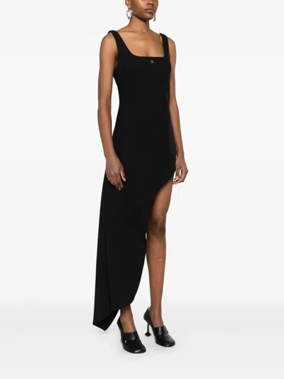 Coperni Lace Slip Dress In Black