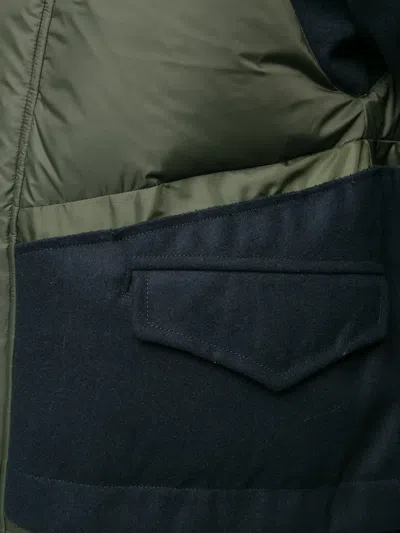 Nike Panelled "brown" Puffer Jacket In Brown