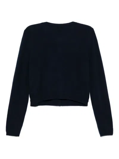 Reformation Clara Cardigan In Blue