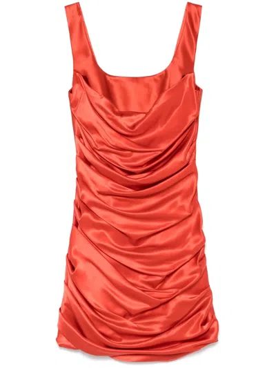 Giuseppe Di Morabito Cowl-effect Minidress In Red