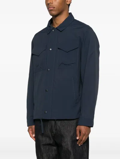 Barbour Tailored Jacket With Adjustable Hem In Blue