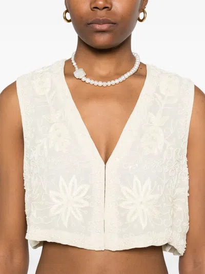 Antik Batik Mahata Vest In Neutrals