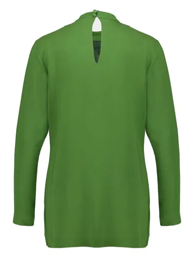 Paula Embroidery Blouse In Green