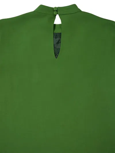 Paula Embroidery Blouse In Green