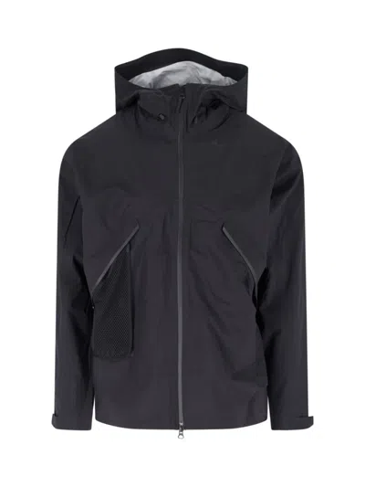 Goldwin Technical Zip Jacket - Black In Black