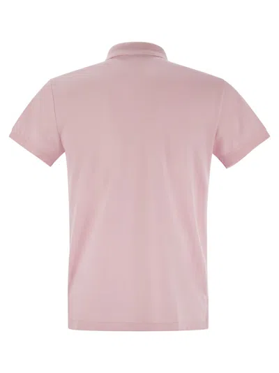 Polo Ralph Lauren Slim-fit Pique Polo Shirt In Pink