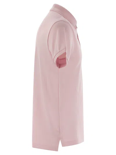 Polo Ralph Lauren Slim-fit Pique Polo Shirt In Pink