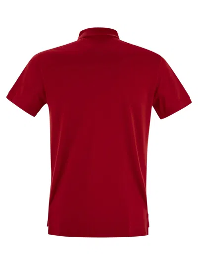 Polo Ralph Lauren Classic Fit Mesh Polo Shirt In Red