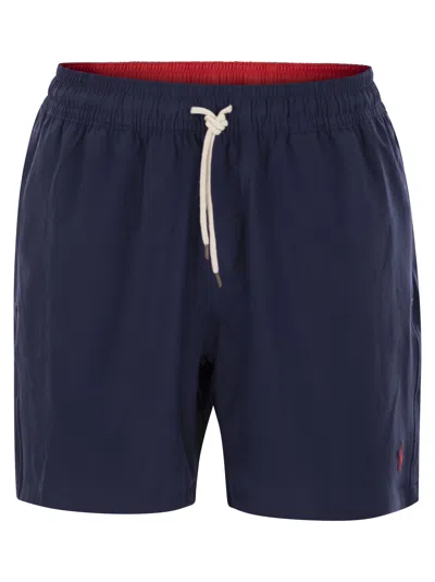 Polo Ralph Lauren Ralph Lauren 5.75-inch Traveler Classic Swim Trunk In Blue