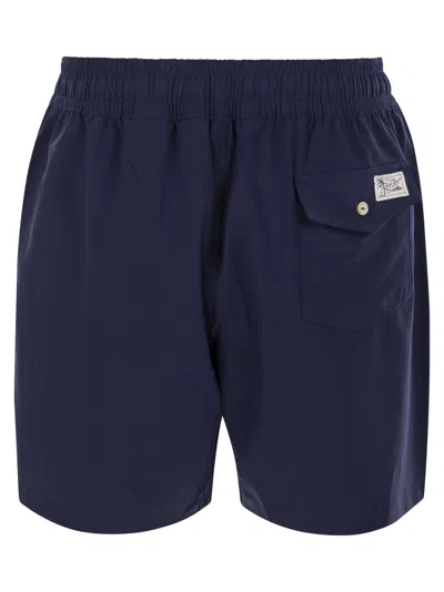 Polo Ralph Lauren Ralph Lauren 5.75-inch Traveler Classic Swim Trunk In Blue
