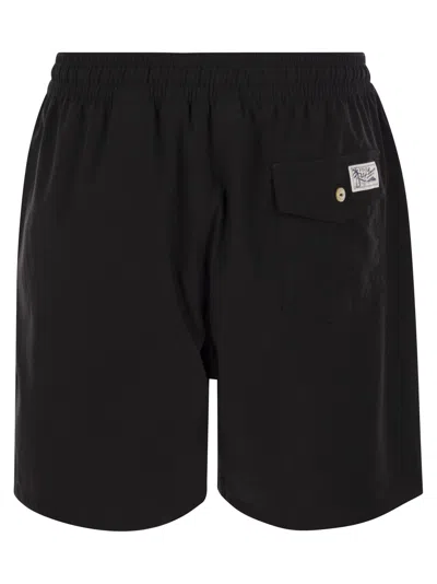 Polo Ralph Lauren Traveler Swim Boxers In Polo Black