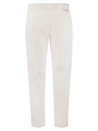 Pt Torino Dieci Trousers In White