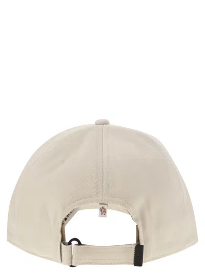 Moncler Grenoble Baseball Cap With Logocappello Da Baseball Con Logo In Natural