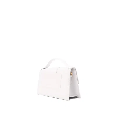 Jacquemus Shoulder Bags With Detachable Strap And Top Handle In White