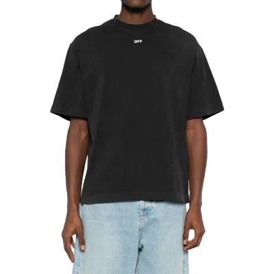 Off-white Graphic Brush Arrow Print T-shirt And Vest In Black