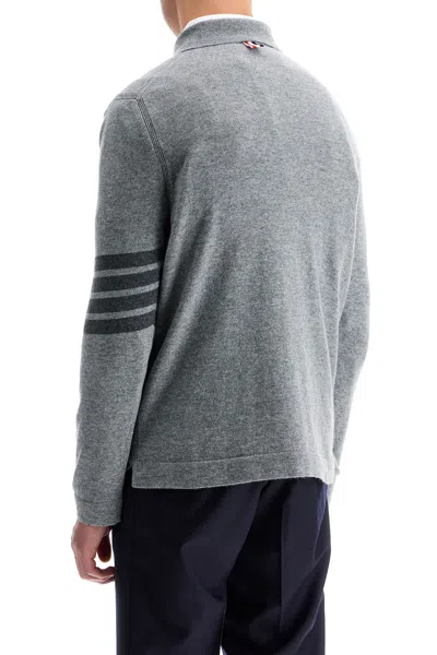 Thom Browne Cashmere Cardigan For Men In Grey