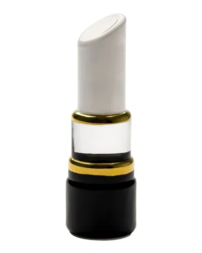 Kosta Boda Make Up Lipstick Soothing Beige Sculpture