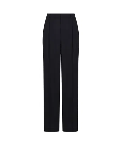 Pt Torino Pleat-detail Trousers In Black