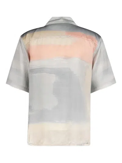 Commas Abstract-pattern Shirt In Neutrals