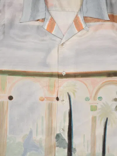 Commas Abstract-pattern Shirt In Neutrals