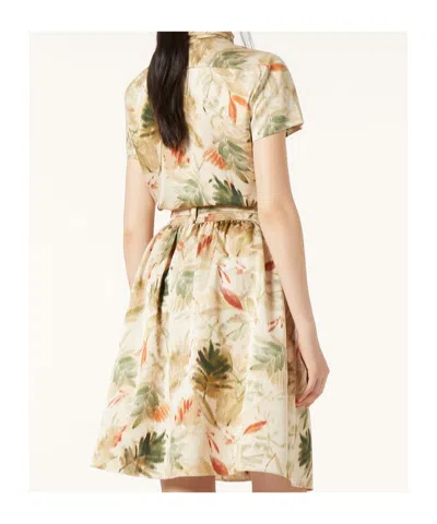 Loro Piana Febe Botanical Self-tie Blouse In Nude