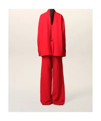 Ami Alexandre Mattiussi Hemd Mit Schlitz Hinten In Rot