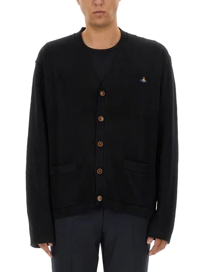 Vivienne Westwood Cardigan "alex" In Black
