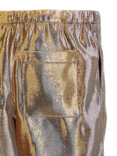 Dries Van Noten Piperi Gold Shorts