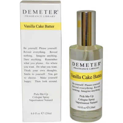 Demeter Vanilla Cake Batter By  For Women - 4 oz Cologne Spray