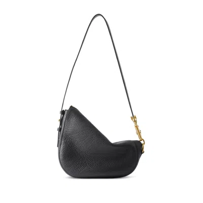 Burberry Small Knight Chain-linked Puffy Shoulder Bag In Black