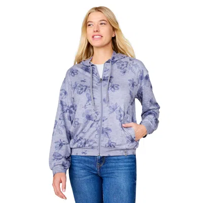 Free Country Women's Cloud Knit Zip Hoodie In Multi