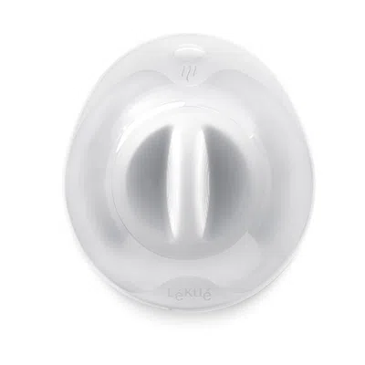 Lekue Silicone Suction Lid, Clear, 10-inch