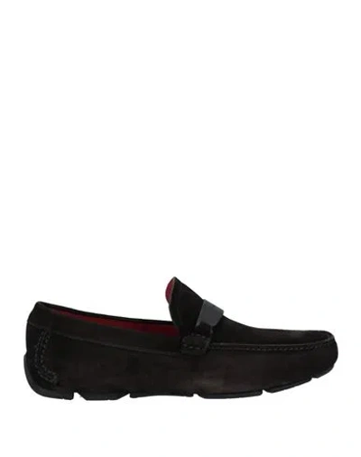 Ferragamo Man Loafers Black Size 8.5 Leather