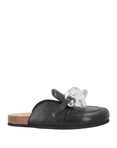 Jw Anderson Man Mules & Clogs Black Size 9 Calfskin In Black