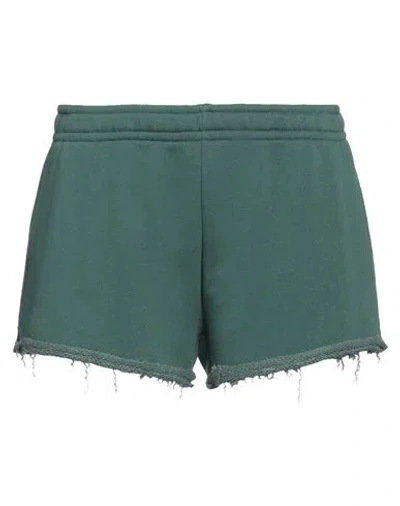 Rag & Bone Woman Shorts & Bermuda Shorts Green Size L Cotton, Polyester In Green